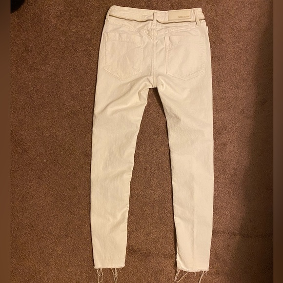 NWT Zadig & Voltaire Eva Cher Moto Zipper Jeans - Picture 4 of 6